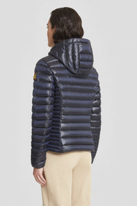 Lightweight blue down jacket with hood from Ciesse Piumini