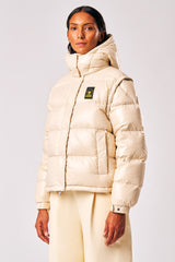 Ginny – Piumino con maniche staccabili da donna bianco