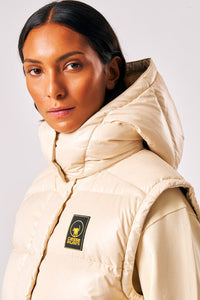 Ginny – Piumino con maniche staccabili da donna bianco