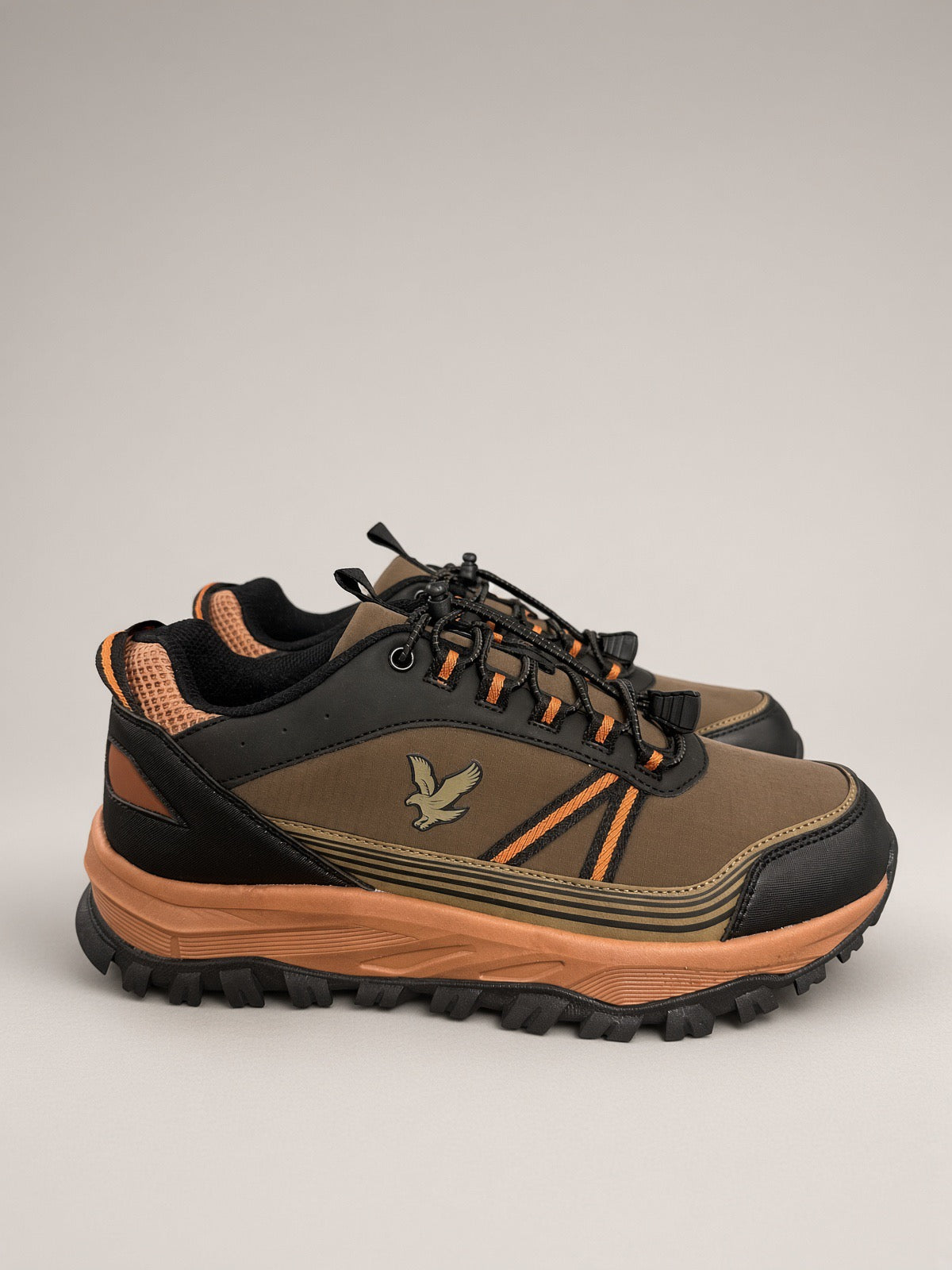 Sneaker Mintlaw uomo marrone arancio