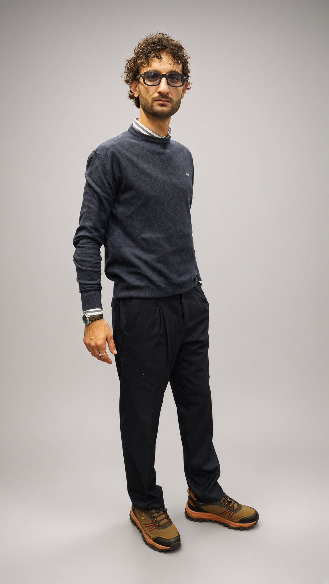 Pantaloni uomo Senise Panta Elastic blu