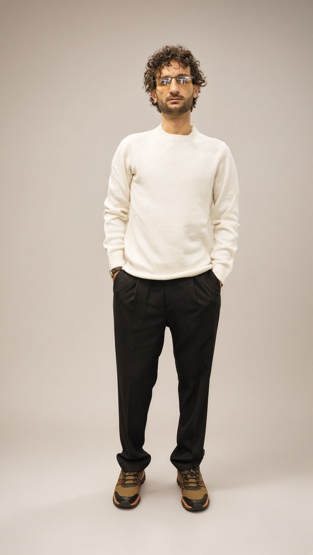 Pantaloni uomo Senise Panta Elastic nero