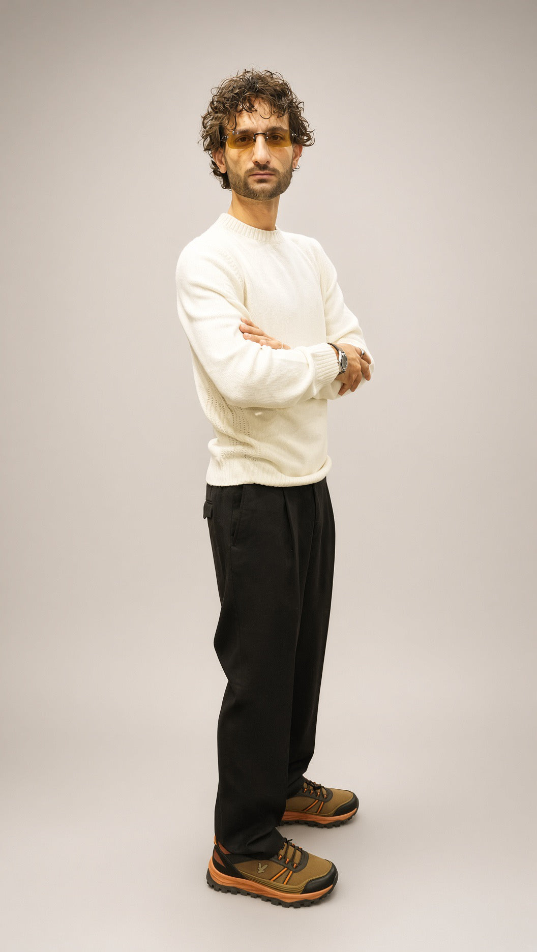 Pantaloni uomo Senise Panta Elastic nero