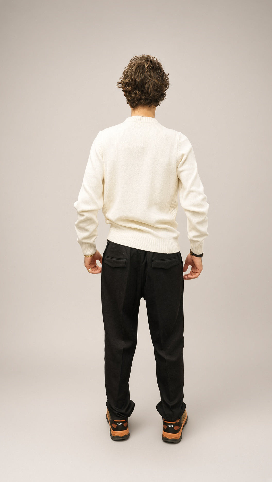 Pantaloni uomo Senise Panta Elastic nero