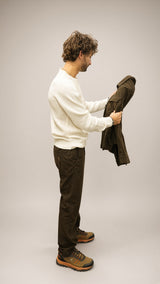 Pantaloni velluto uomo Senise moro