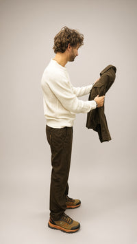 Pantaloni velluto uomo Senise moro