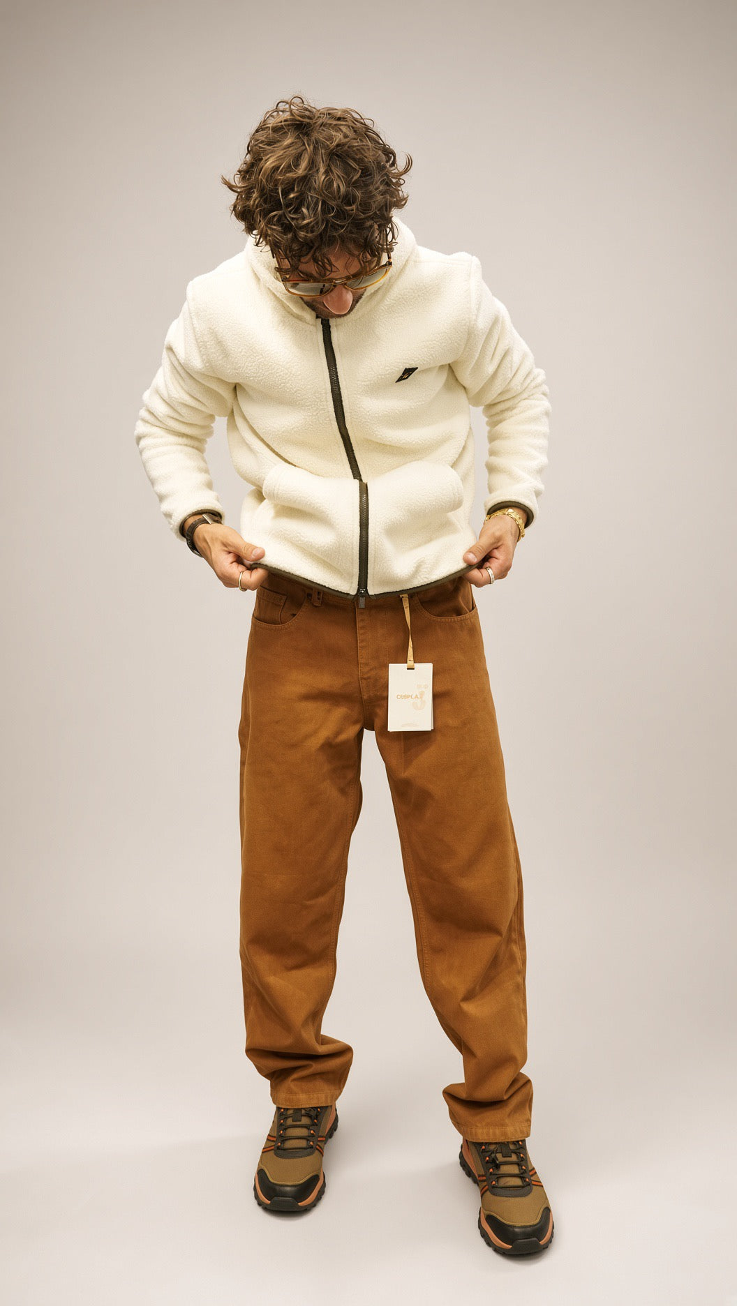 Pantaloni uomo Displaj Dick Bull Hold tabacco