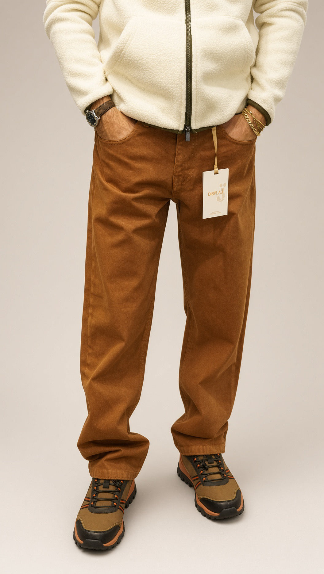Pantaloni uomo Displaj Dick Bull Hold tabacco