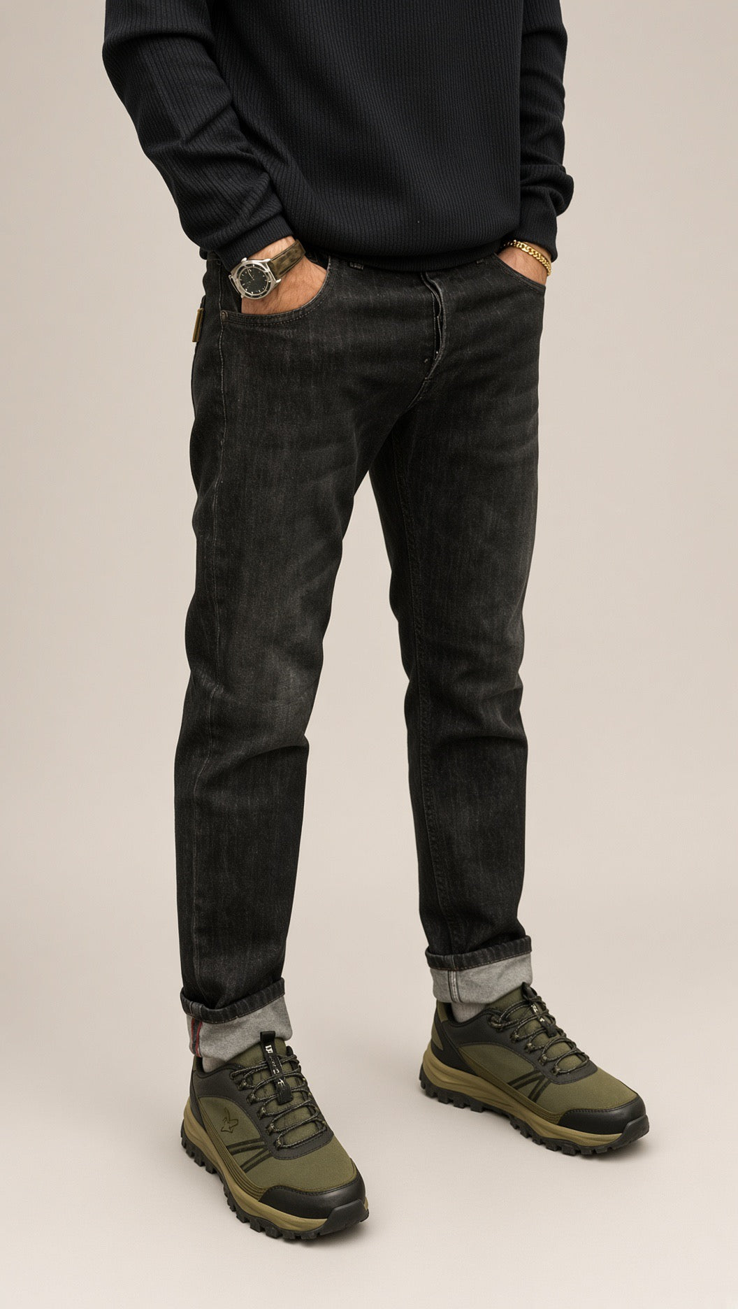 Jeans uomo Displaj Art Guzman Black