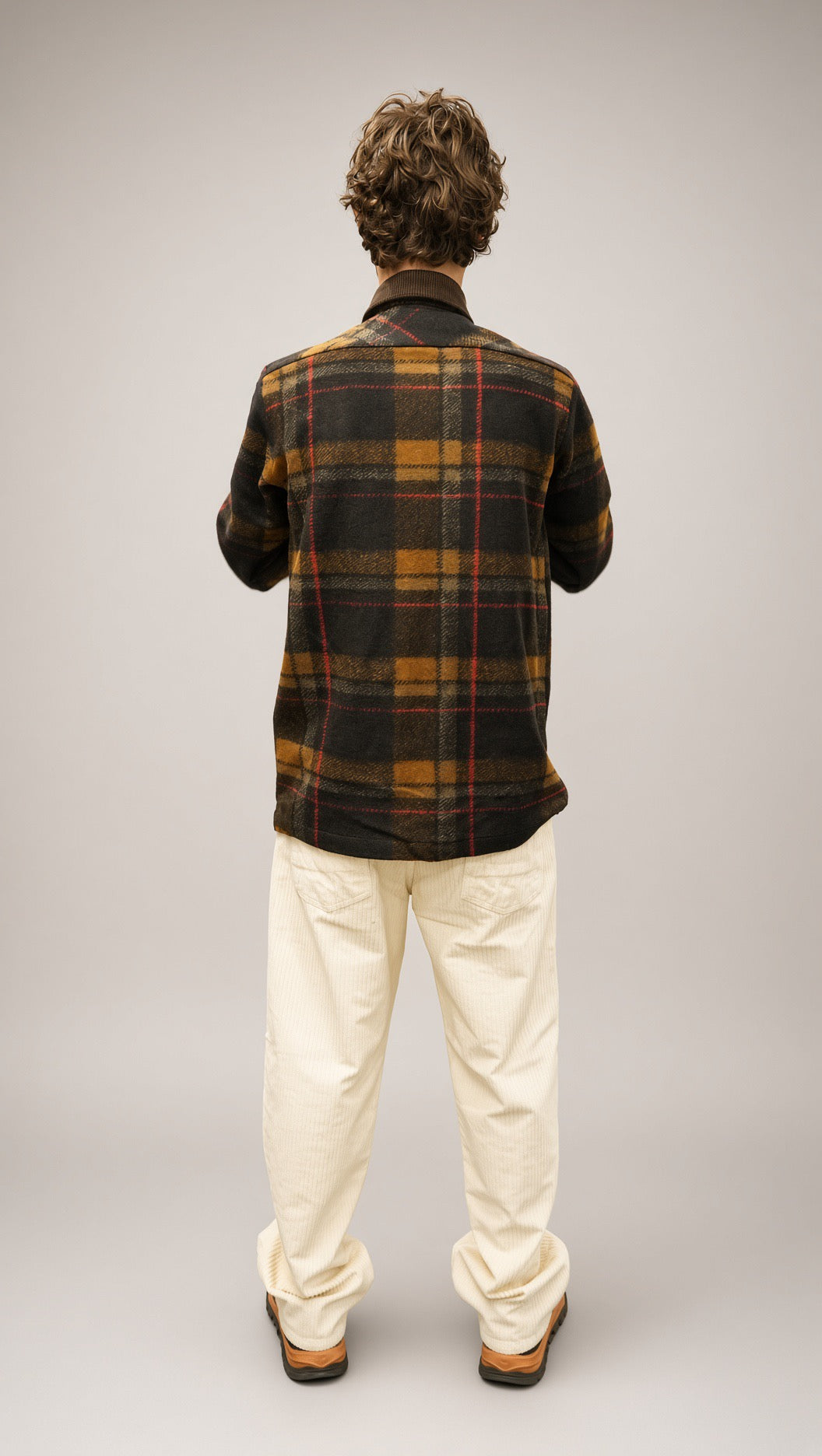 Pantaloni uomo Displaj Dick Costa Fr panna