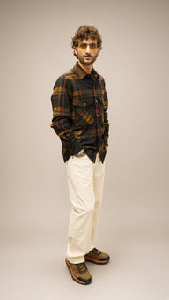 Pantaloni uomo Displaj Dick Costa Fr panna