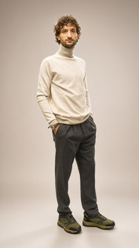 Maglia dolcevita uomo Senise beige