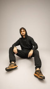 Felpa con cappuccio uomo Richmond nero