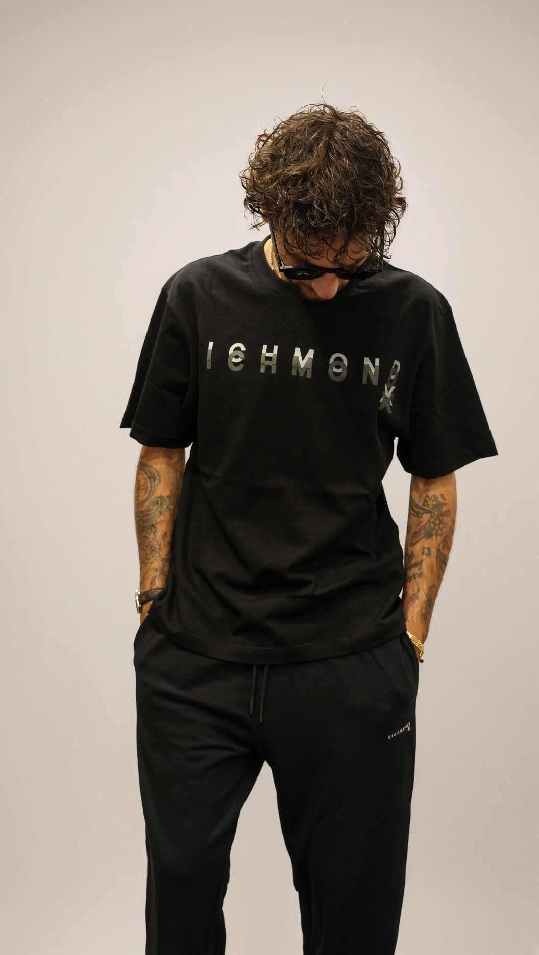 T-shirt uomo Richmond  nero