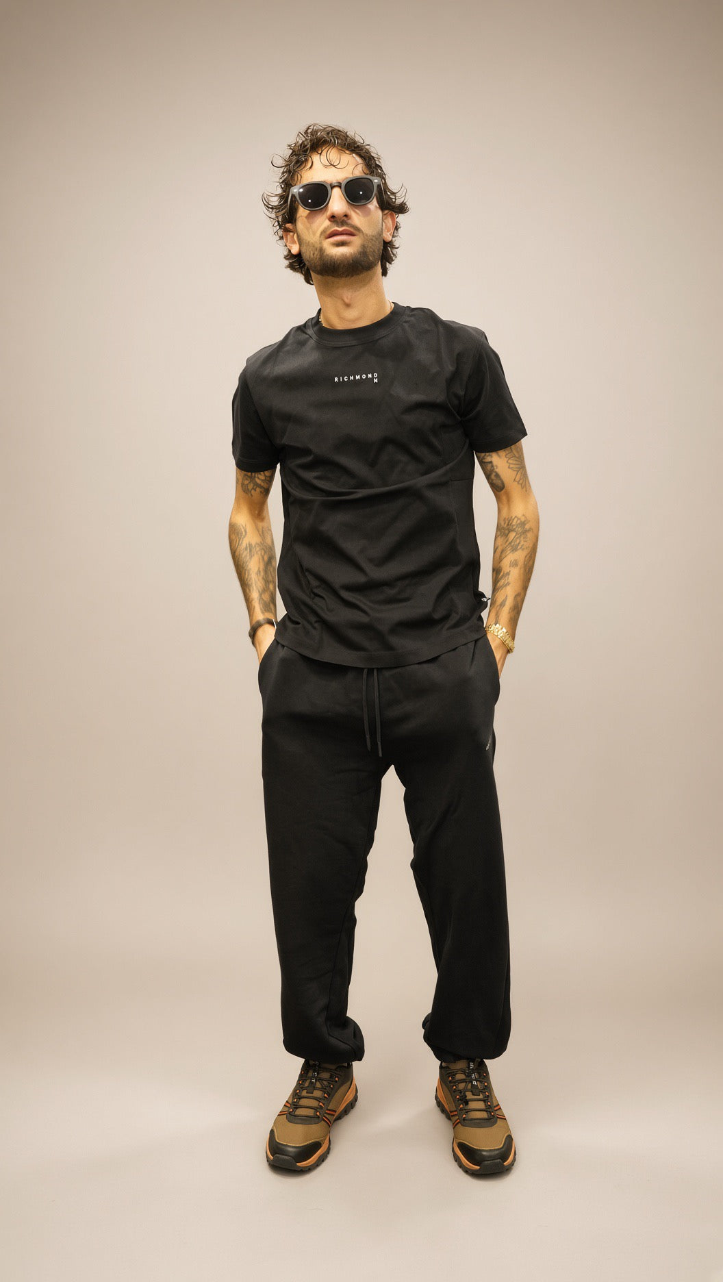 T-shirt uomo Richmond  nero