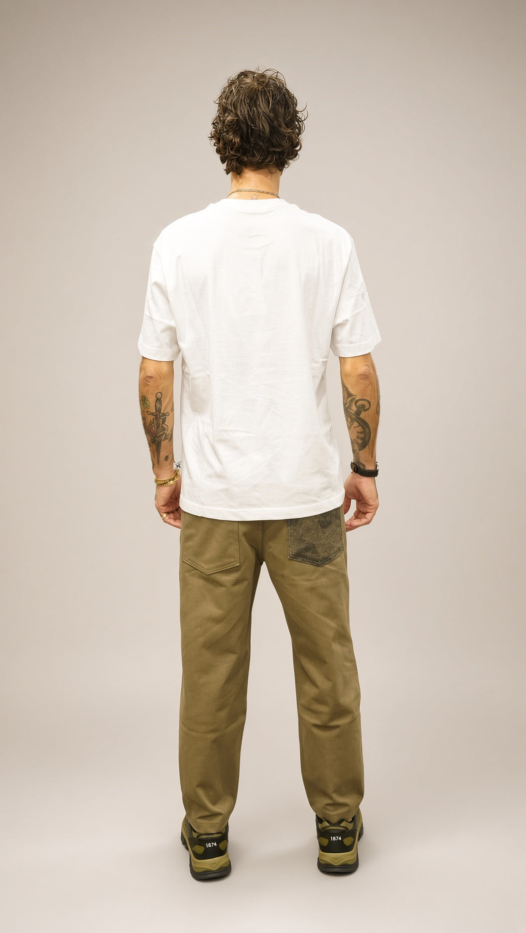 T-shirt uomo Richmond UMA26027TS bianco