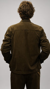 Overshirt velluto uomo Seinse moro