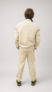 Overshirt velluto uomo Seinse panna