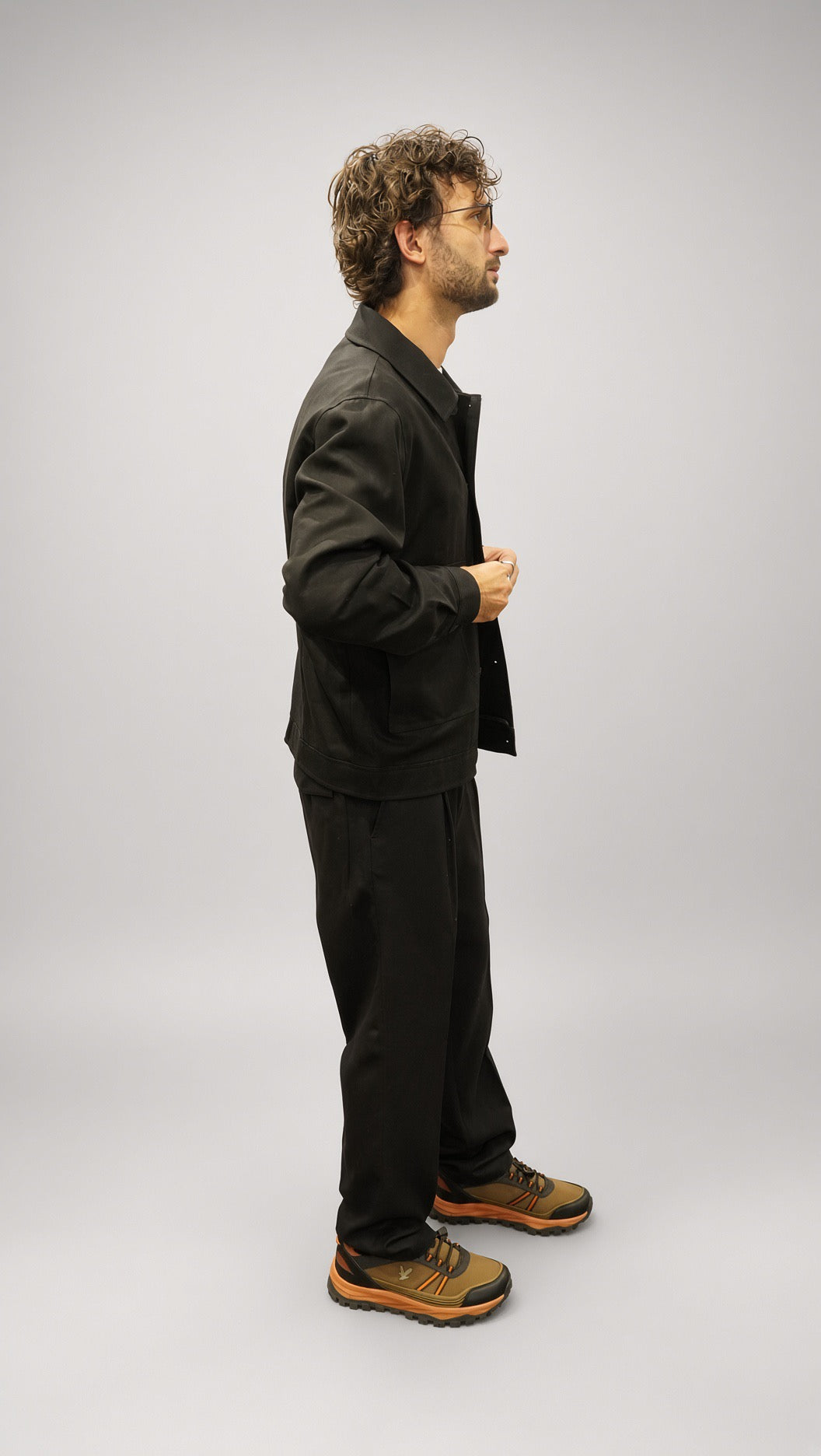 Overshirt uomo Seinse GB1152SS nero