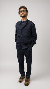 Overshirt uomo Seinse blu