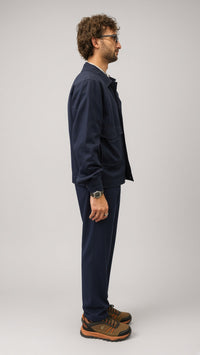 Overshirt uomo Seinse blu