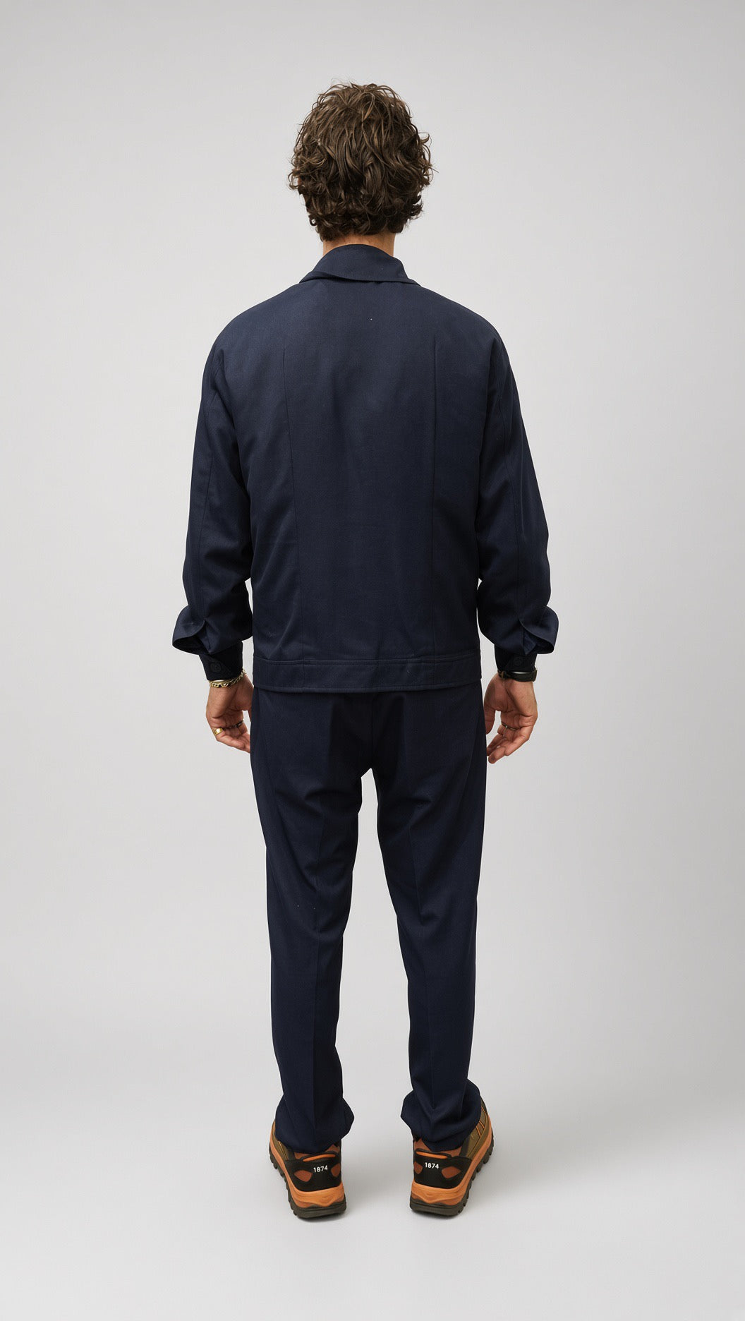 Overshirt uomo Seinse blu