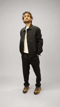 Overshirt uomo Seinse GB1152SS nero