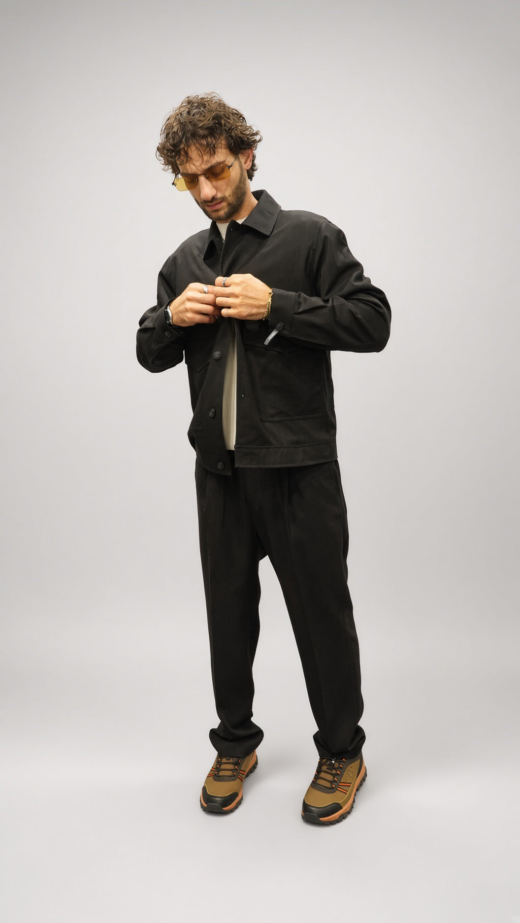 Overshirt uomo Seinse GB1152SS nero