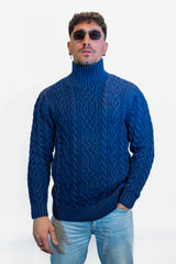 Keeling long-sleeved turtleneck sweater