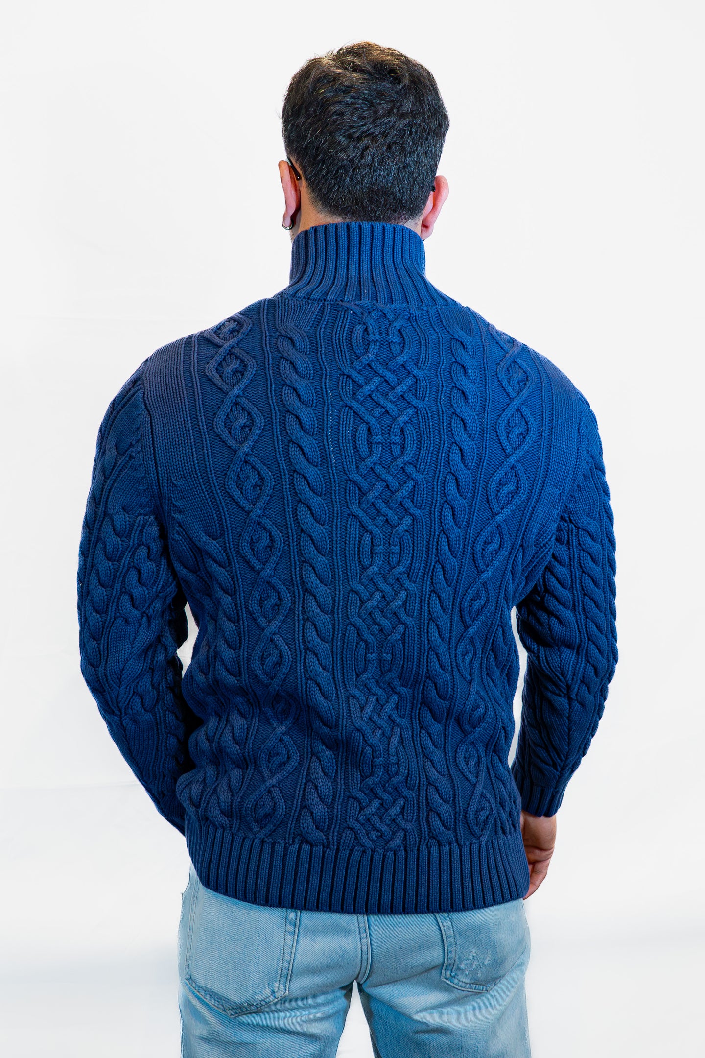 Keeling long-sleeved turtleneck sweater