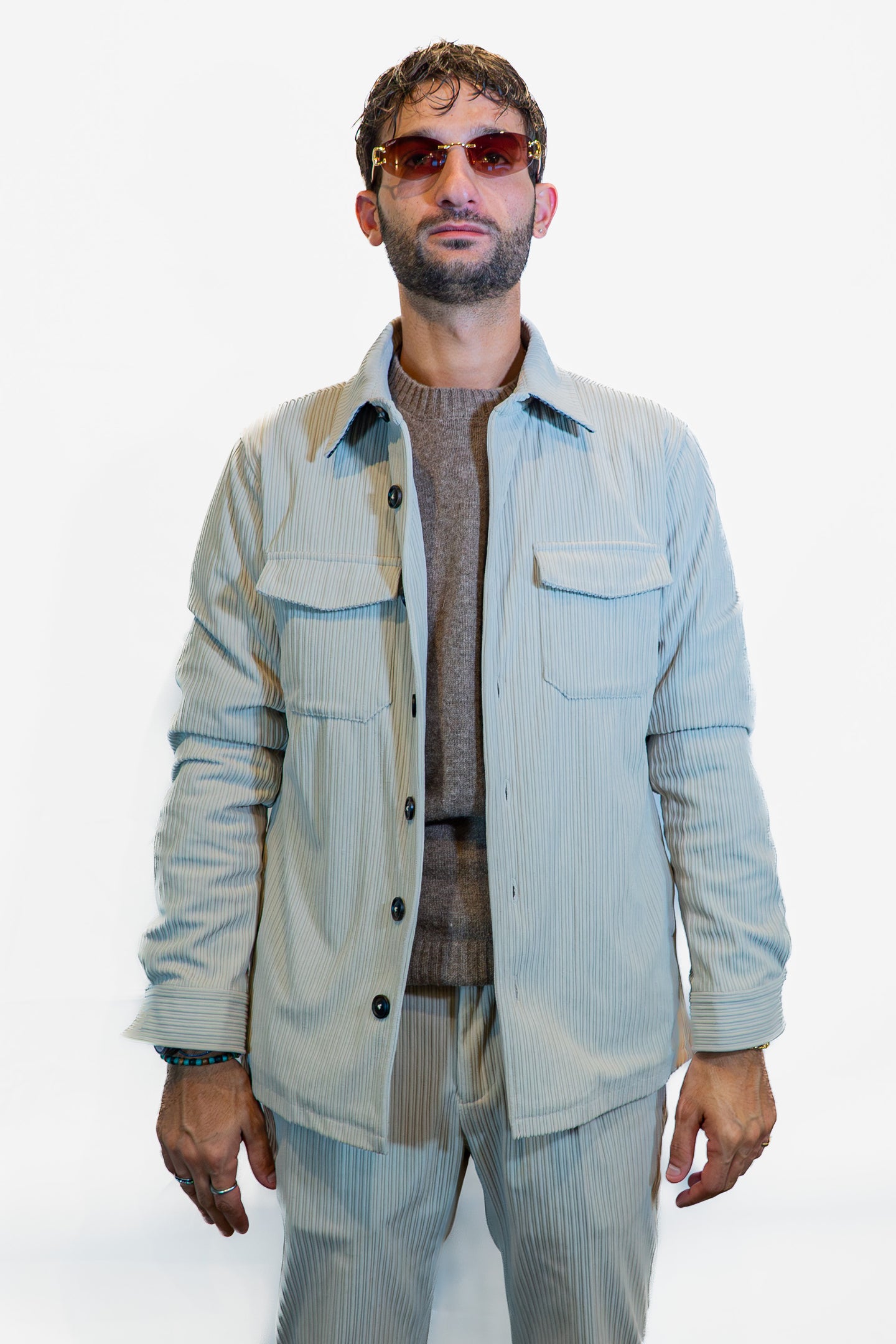 Seinse velvet overshirt