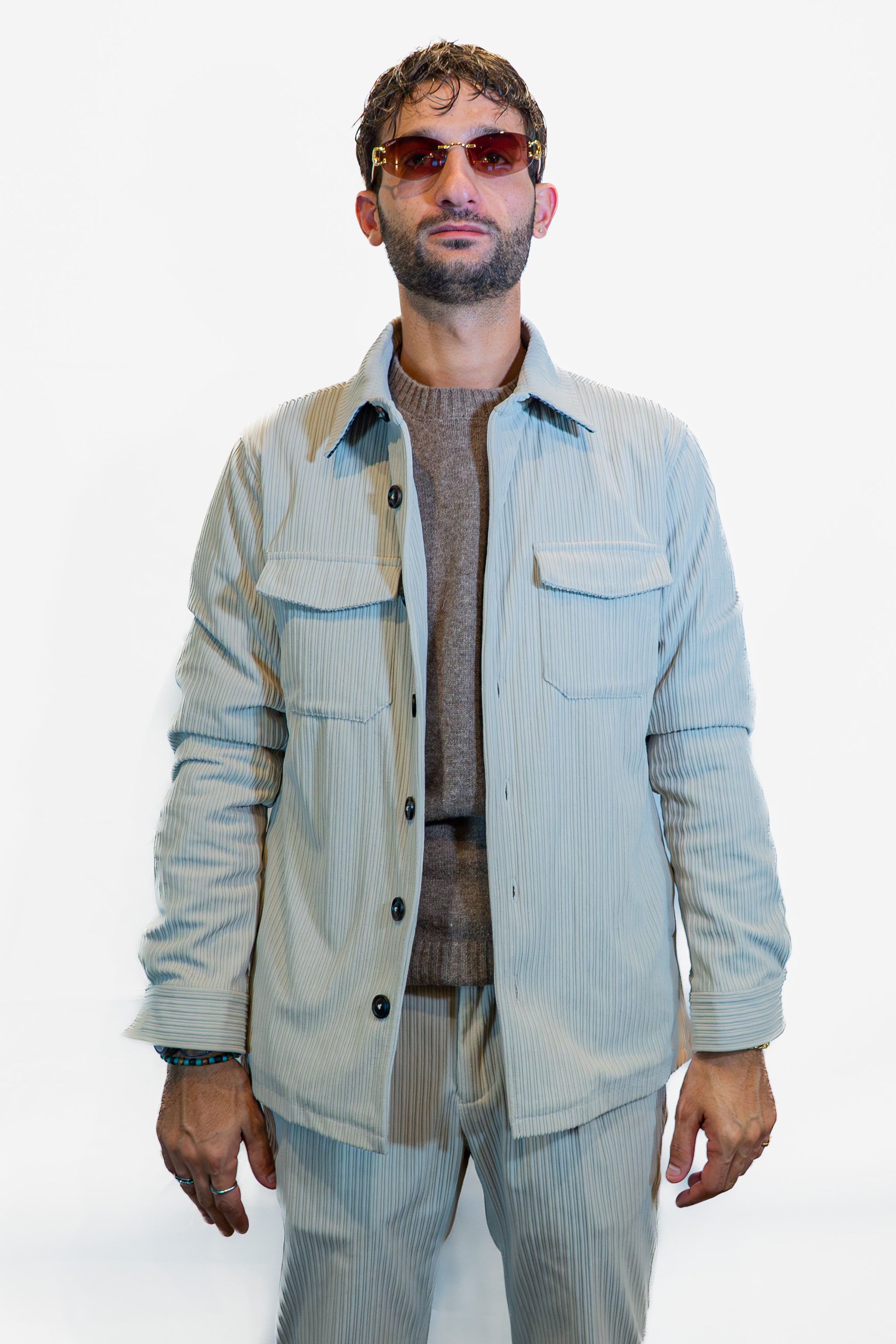 Seinse velvet overshirt