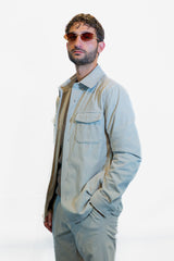 Seinse velvet overshirt