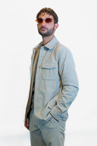 Seinse velvet overshirt