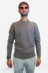 Seinse lambswool long-sleeved crew neck sweater