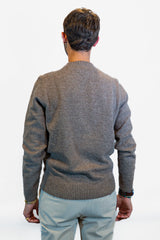 Seinse lambswool long-sleeved crew neck sweater