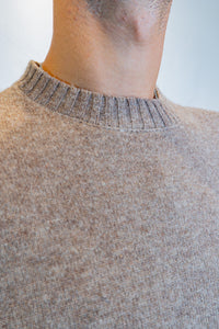 Seinse lambswool long-sleeved crew neck sweater