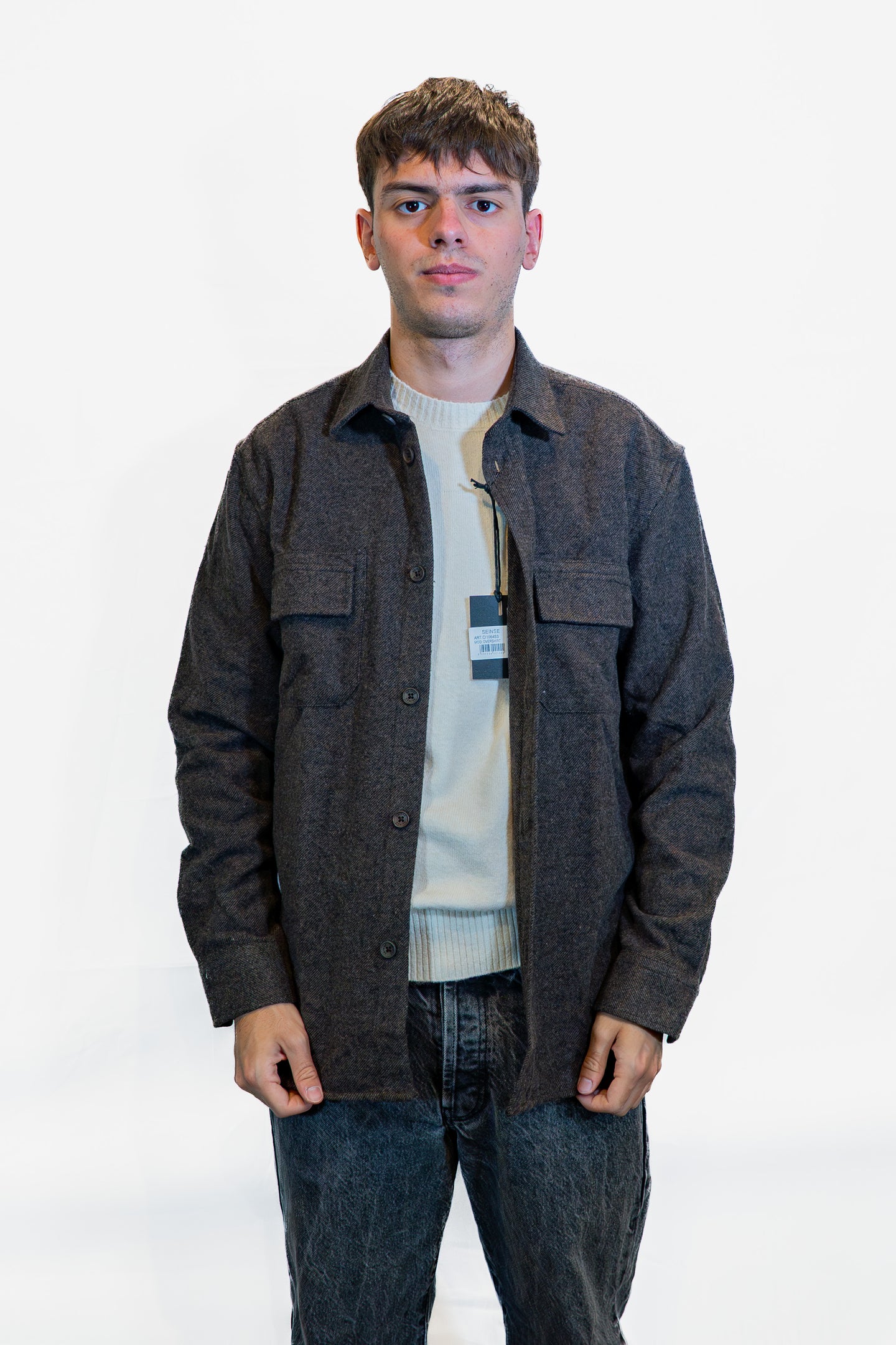 Seinse Brown Overshirt