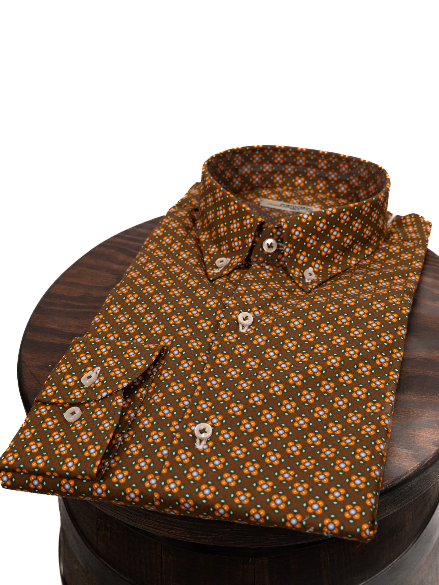 Porto Cervo Micro-Pattern Button-Down Shirt