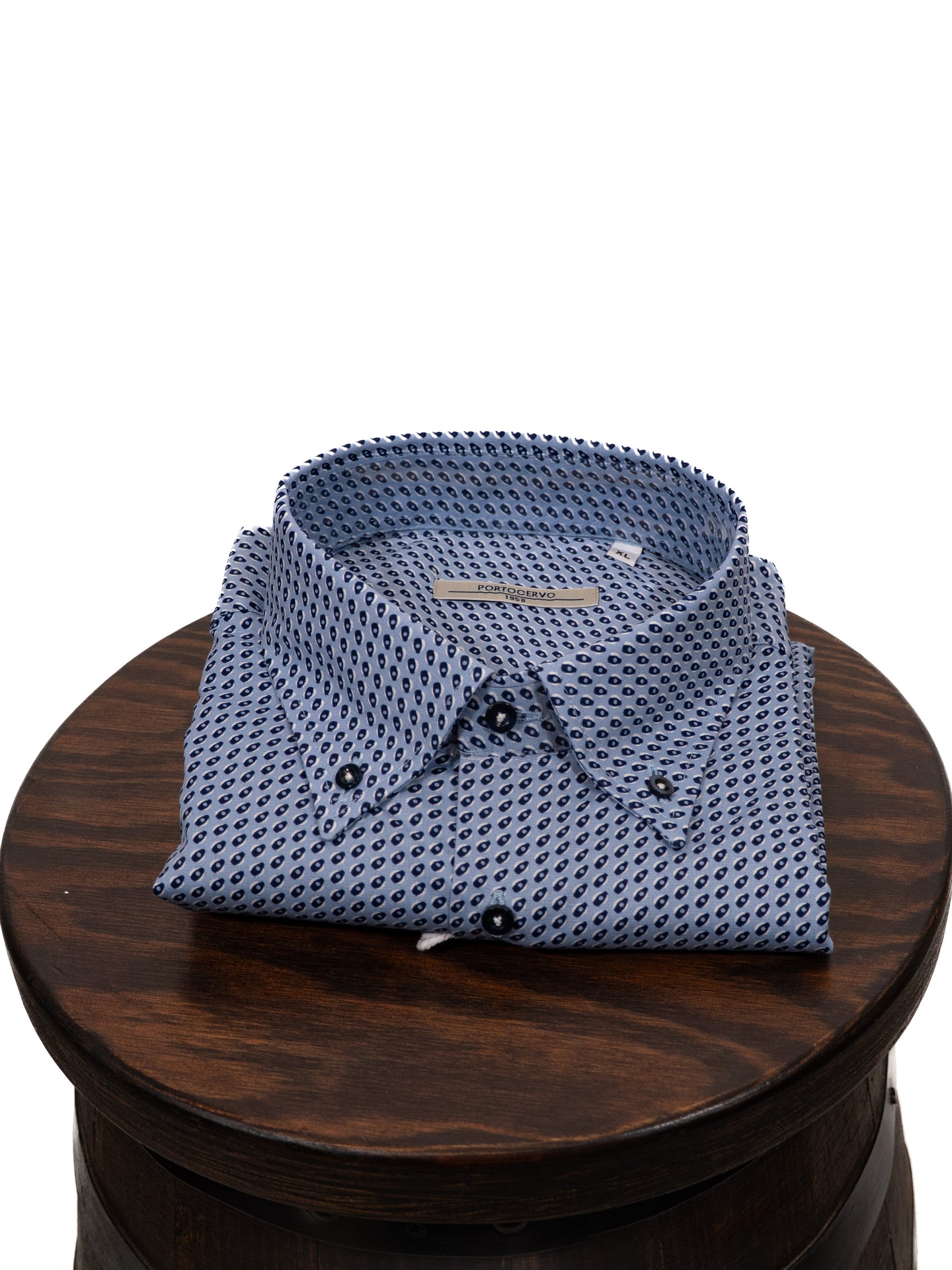 Porto Cervo Micro-Pattern Button-Down Shirt