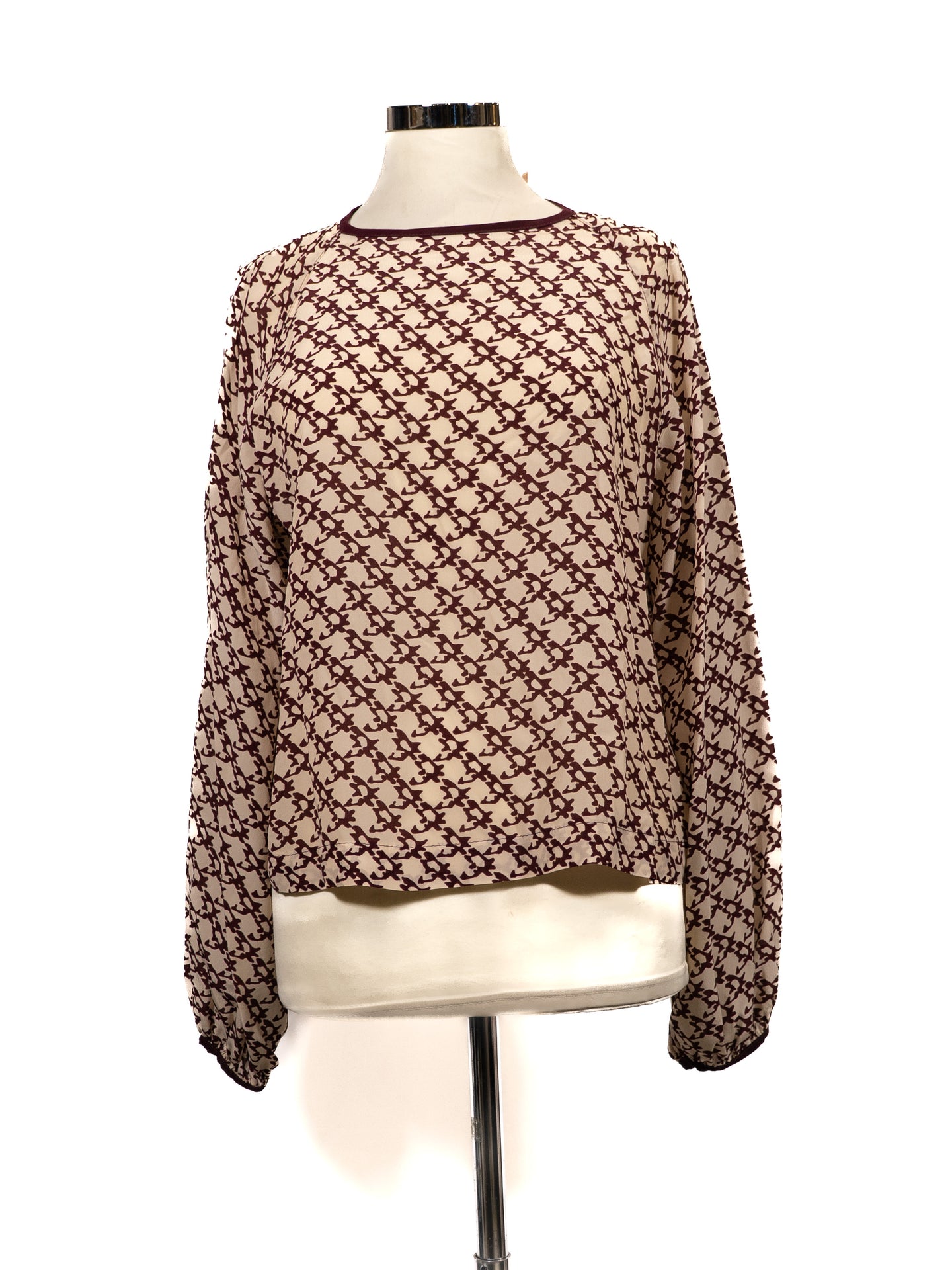 Meme Road Pattern Blouse