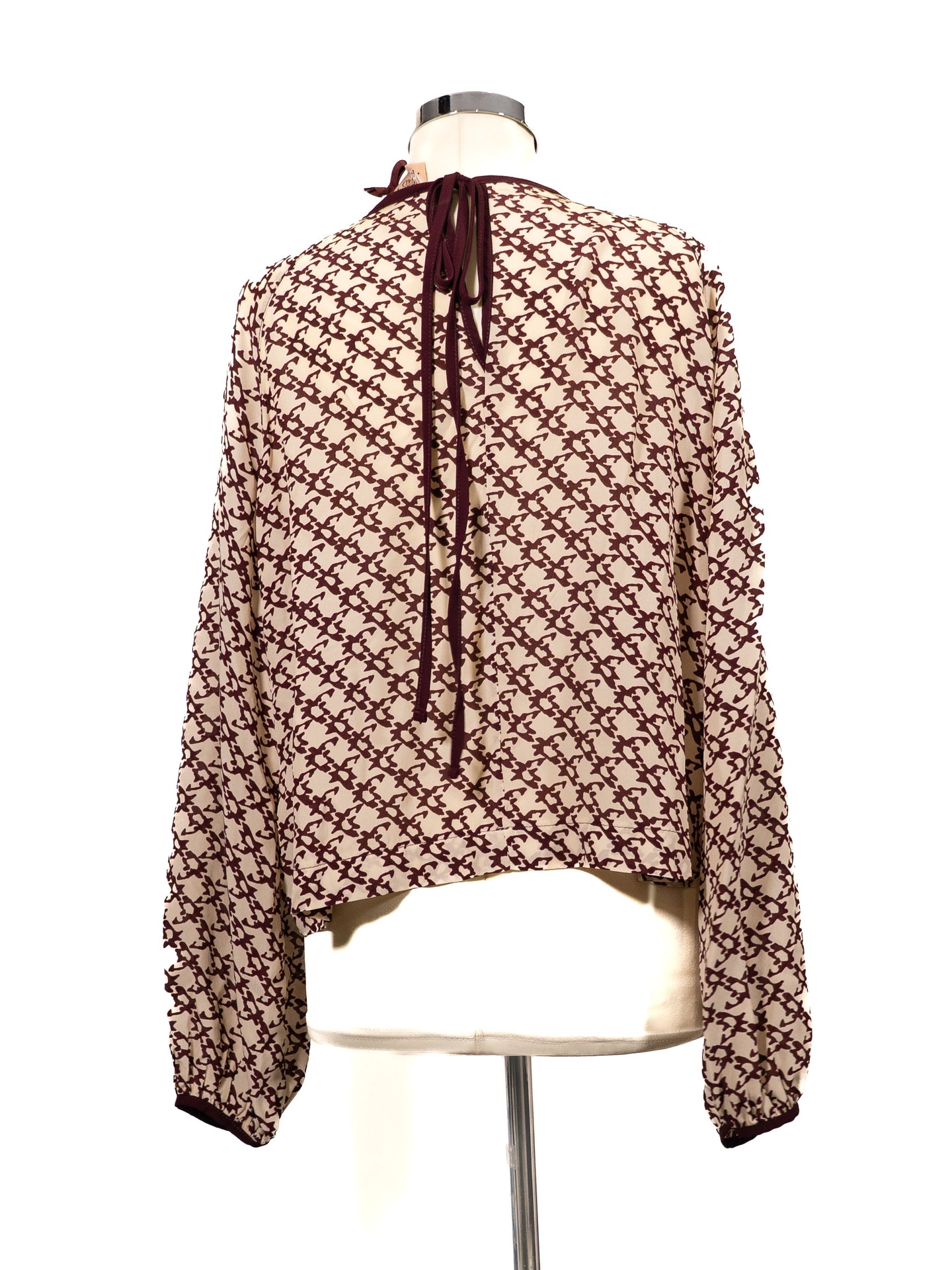 Meme Road Pattern Blouse