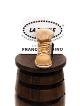 Franco Landino Beige Suede Ankle Boot