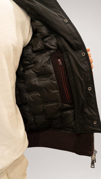 Giubbotto burgundy da uomo Seinse con fodera staccabile