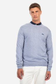 Regular fit cotton and wool sweater - Zayden La Martina