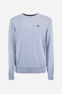 Regular fit cotton and wool sweater - Zayden La Martina