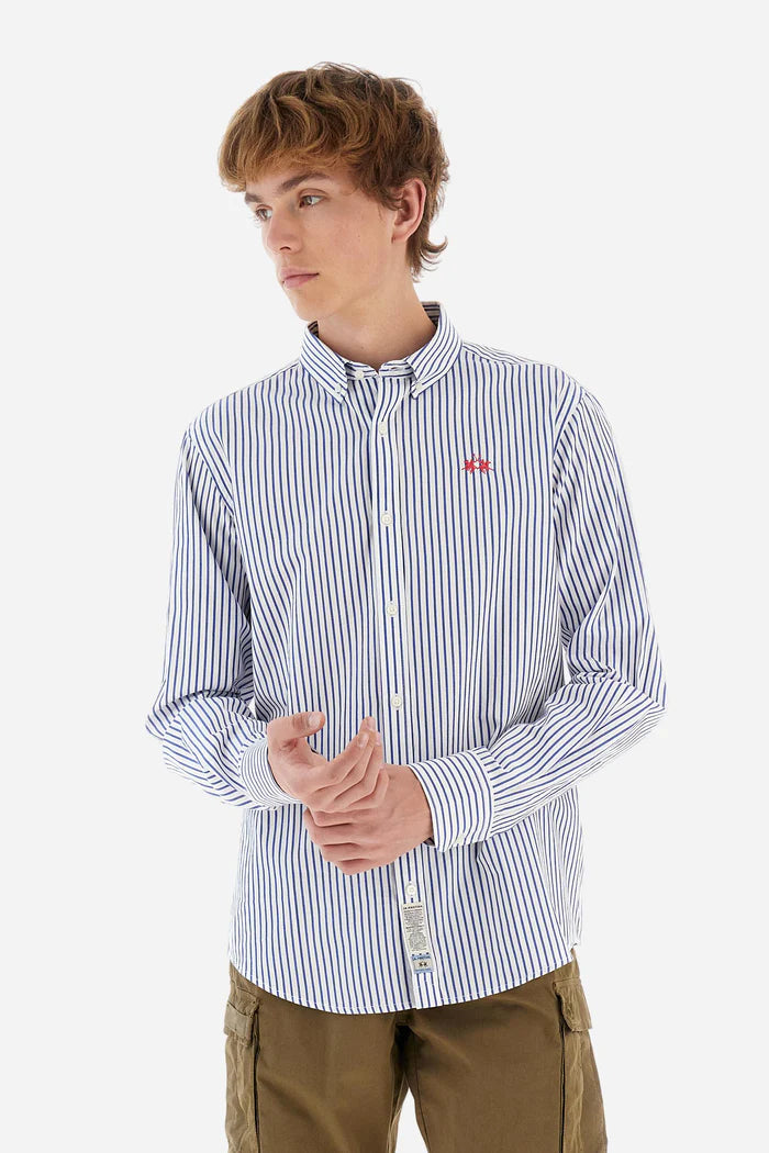 La Martina regular fit poplin cotton shirt