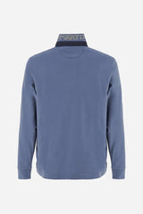 Men's soft-touch jersey polo shirt with team logo - Beato La Martina 