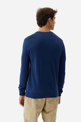 Men's Crew Neck Wool Blend Sweater - Blaze La Martina
