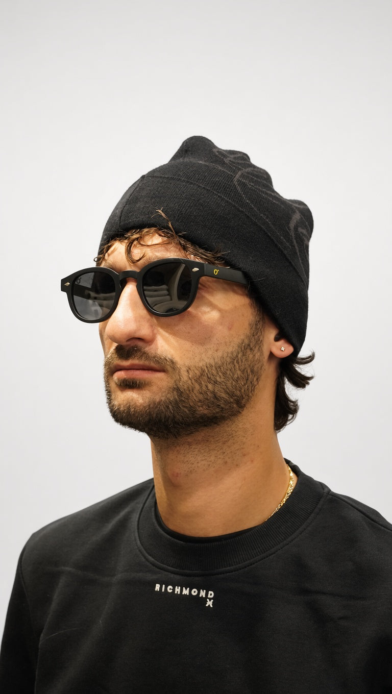 Felpa girocollo uomo Richmond nero
